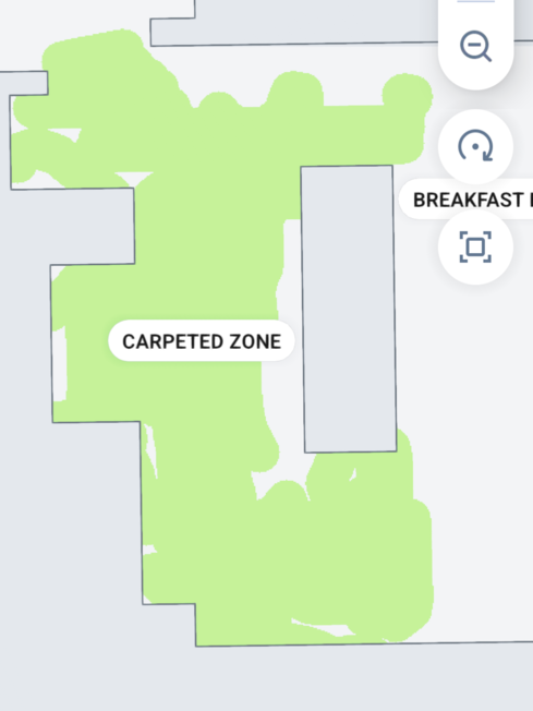 Map of Dobby&rsquo;s 2nd attempt at vacuuming