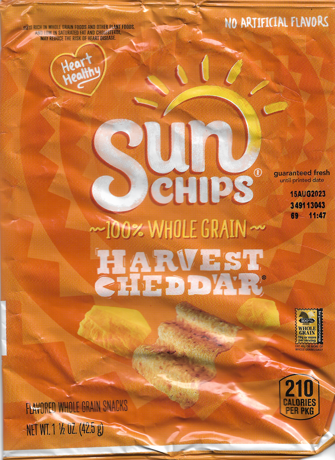 Harvest Cheddar Flavor Sun Chips