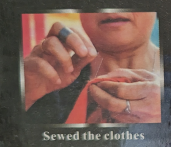 sewed the clothes packaging image