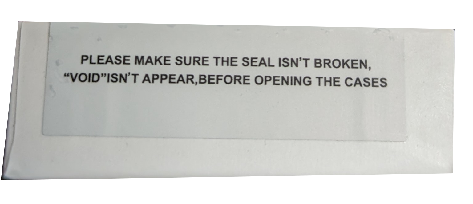 shipping seal